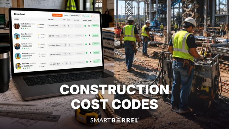 construction cost codes