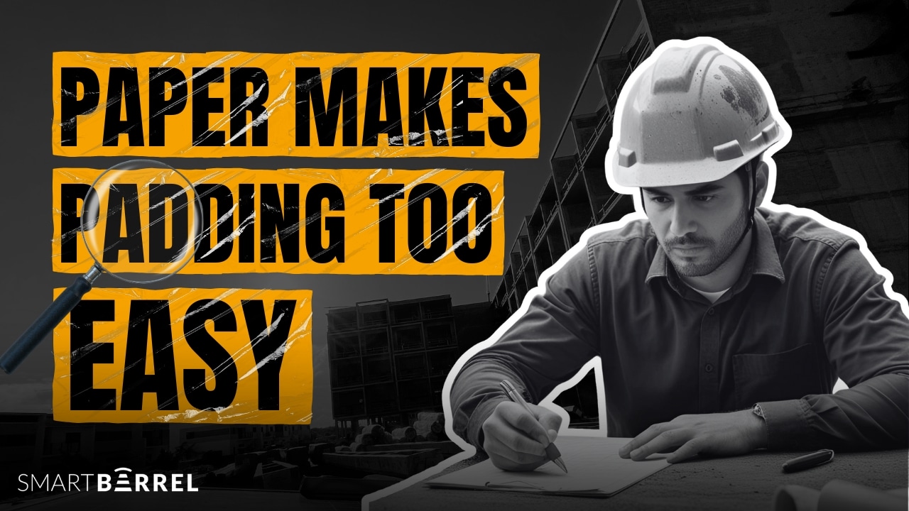 Padding hours is easy when you still use paper for time tracking