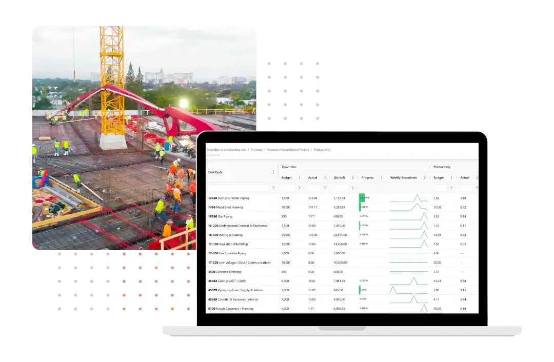 Construction Productivity Tracking Header Image