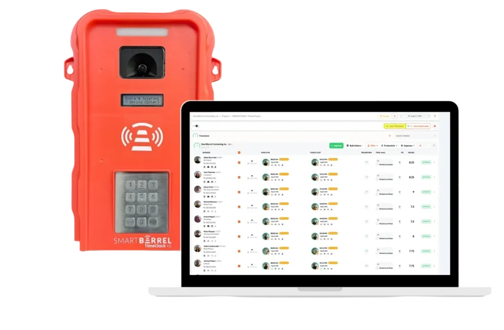 SmartBarrel Timesheet Sync with Plexxis