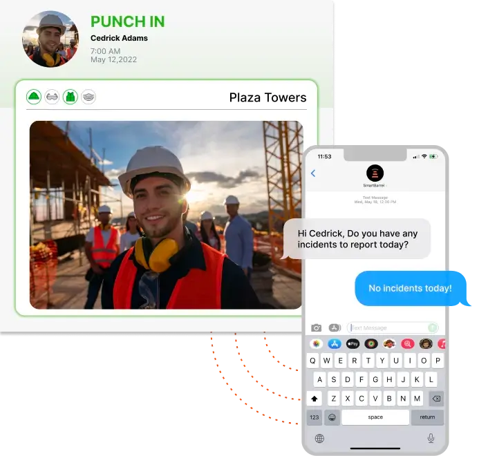 SmartBarrel Biometric Facial Verification with Safety Reporting