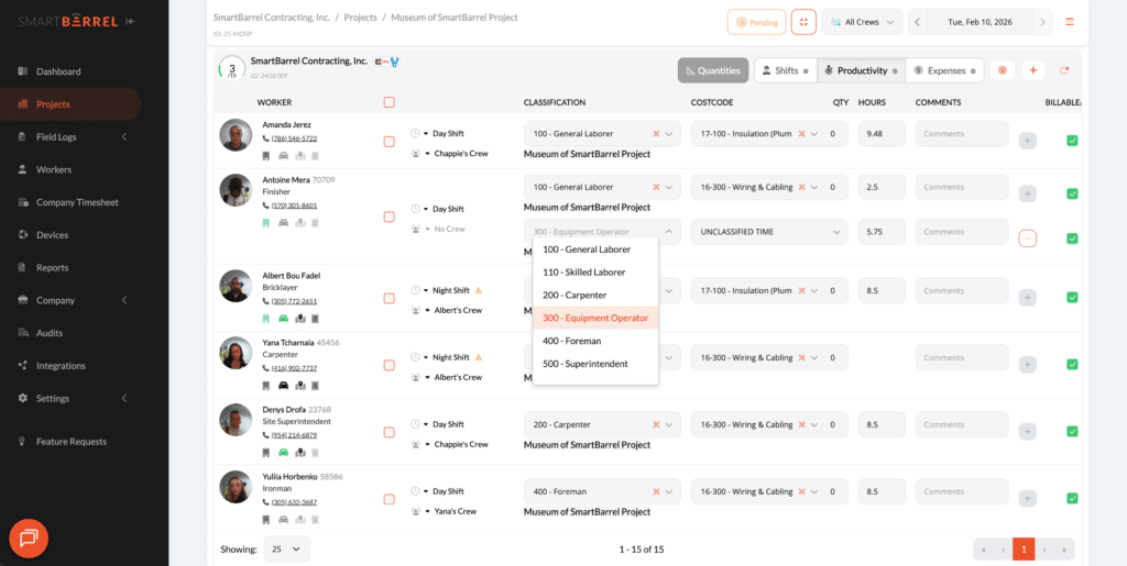 Certified Payroll Construction