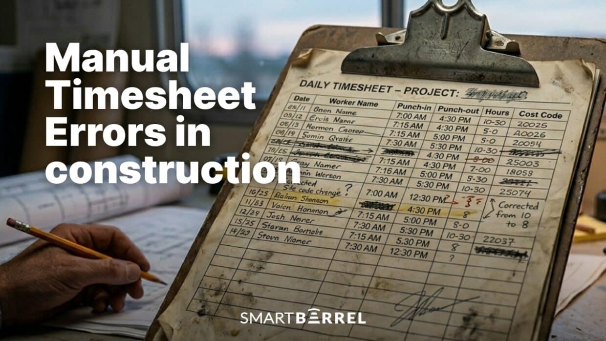 manual timesheet errors